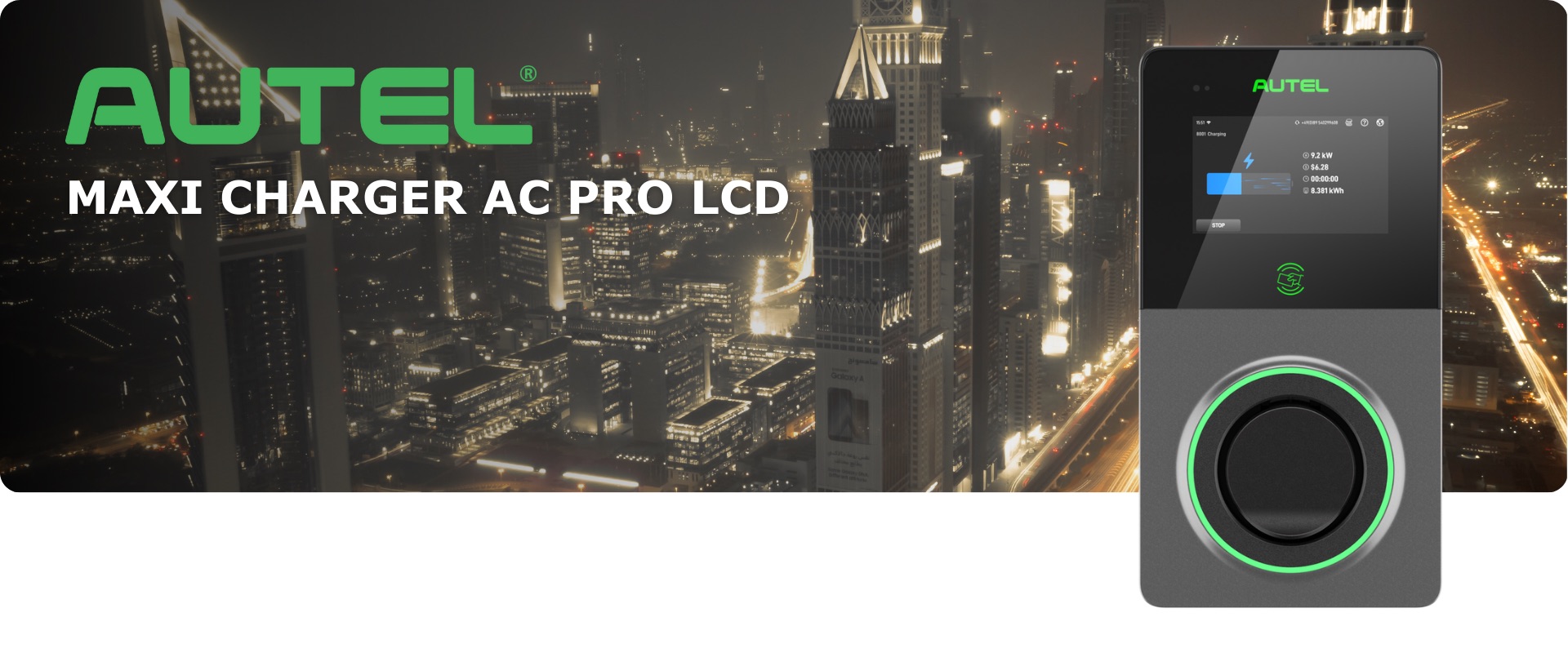 Autel AC Pro 22 kW Tło